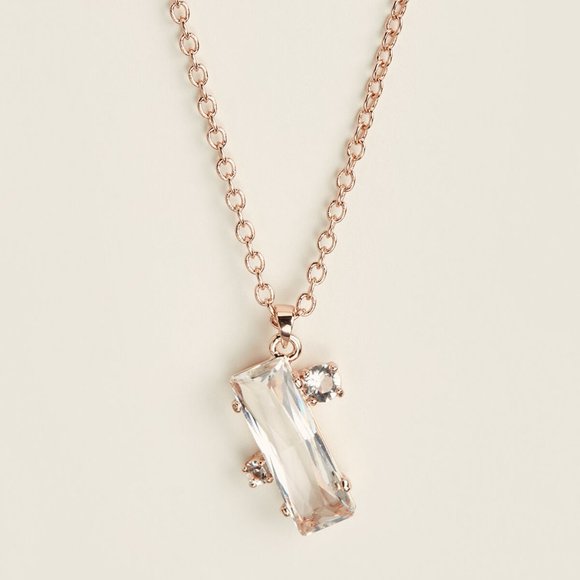 Ted Baker Jewelry - Ted Baker Rose gold Swarovski crystal pendant